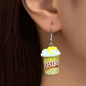 Pop corn earrings